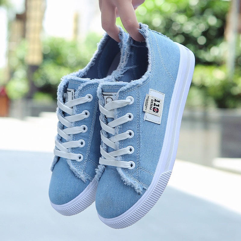DS81-1590 TK Women’s Shoes Spring and Summer Shoes Student Sports Flat Single-layer Shoes, Sneaker-DS81 - Image 1