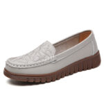 Non-slip soft sole, slip-on shoes for Women, Canvas & Loafer – DS136 - Image 7