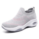 Women’s Shoes, new style, soft-soled, thick-soled height-increasing single shoes, Canvas-WR36 - Image 5