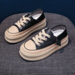 Platform Rubber PU Casual Single-layer Women’s shoes, Sneaker-DS92 - Image 3
