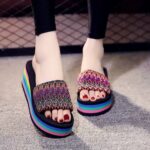 Women’s trendy summer wedge fashionable women’s sandals. Sandal & Slipper-RV650 - Image 2
