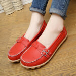 Women’s summer flat shoes. Loafer-RV2411