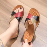 Flat-heeled Rubber Slippers/Sandals For Women, Sandal & Slipper-RV30063 - Image 3