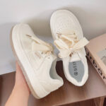 Trendy White Sneakers for Women, Sneaker & Kades-DS109